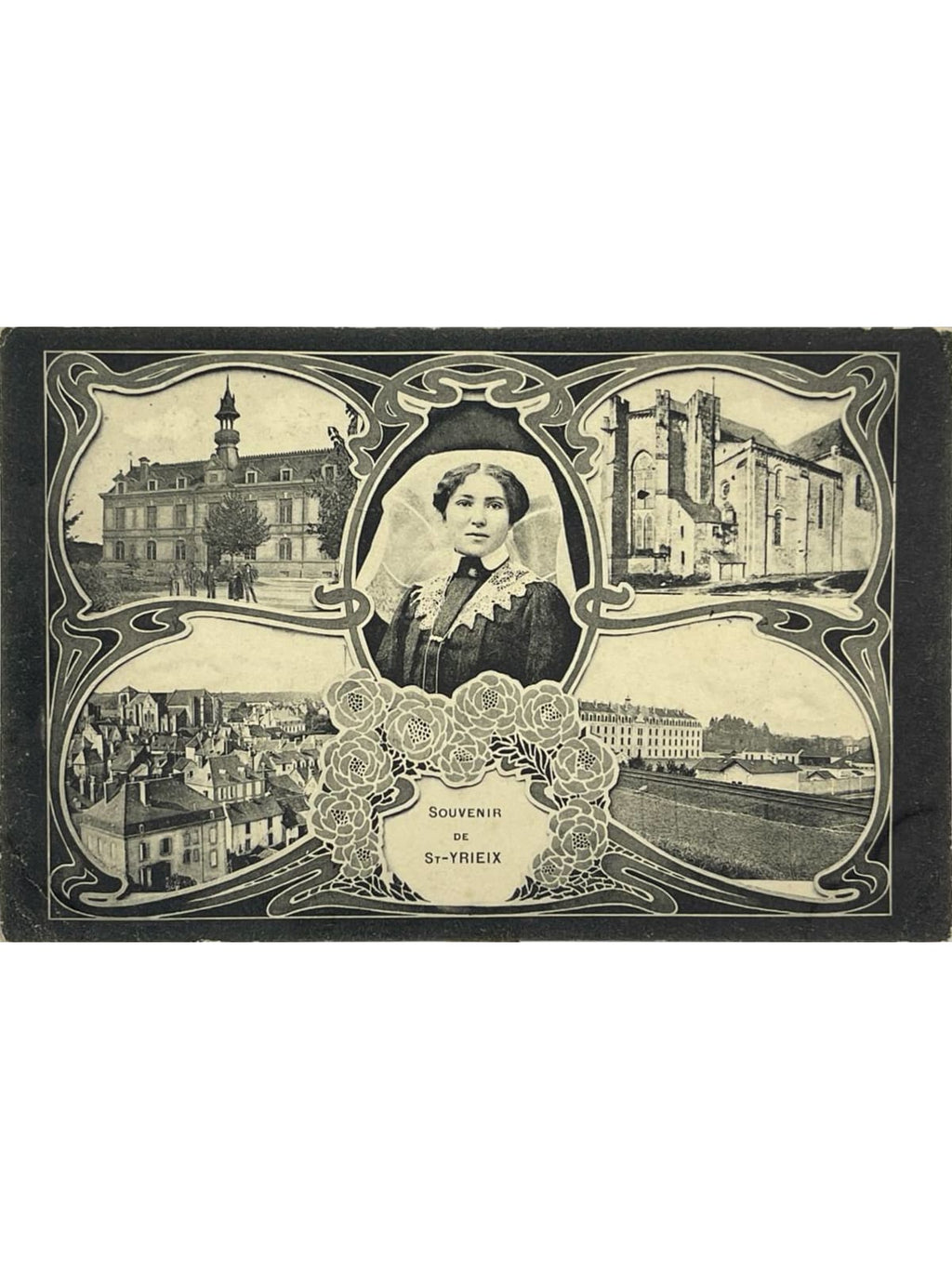 Recto de la carte postale