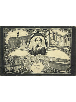 Saint-Yrieix-la-Perche – Souvenir multivues Art nouveau – CPA