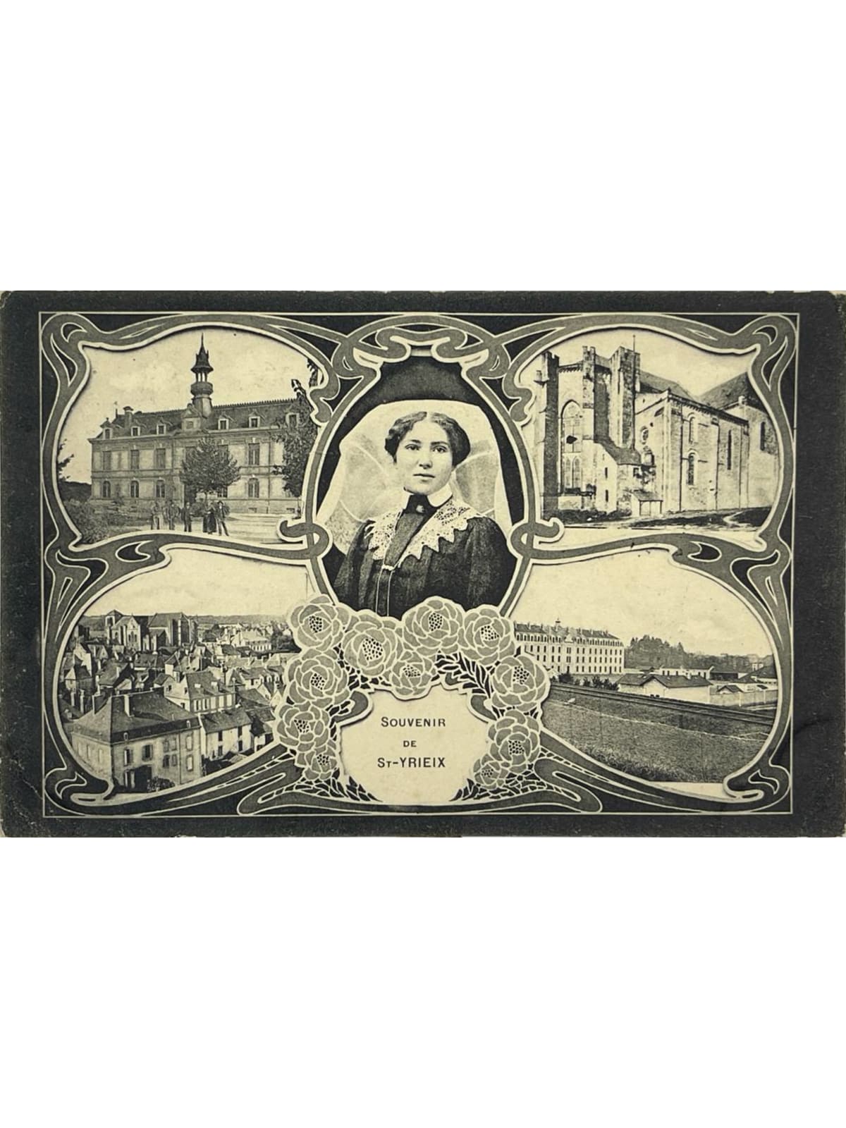 Recto de la carte postale