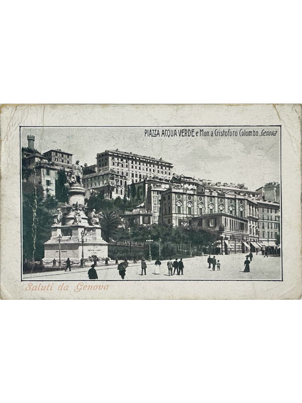 Recto de la carte postale
