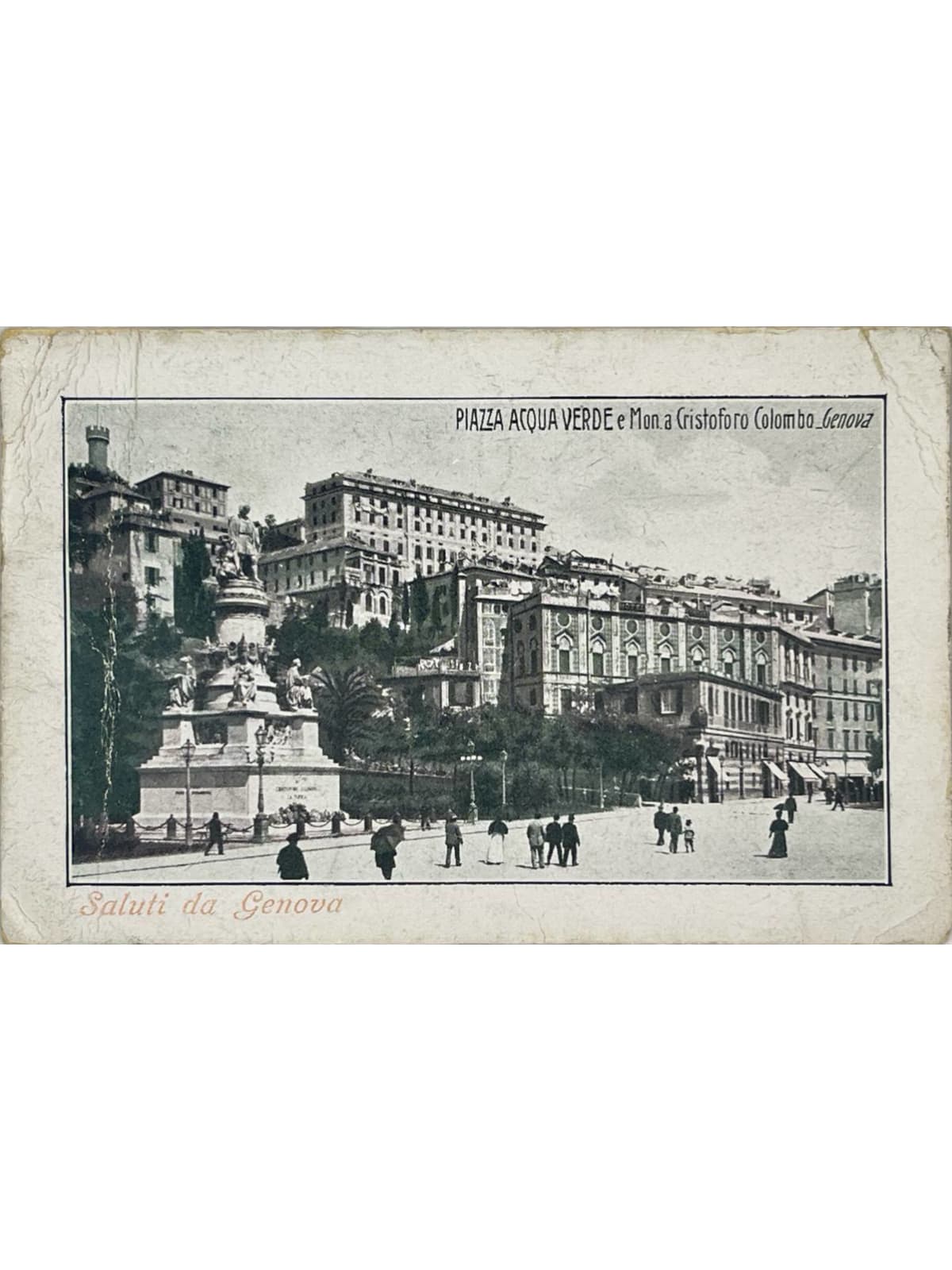 Recto de la carte postale