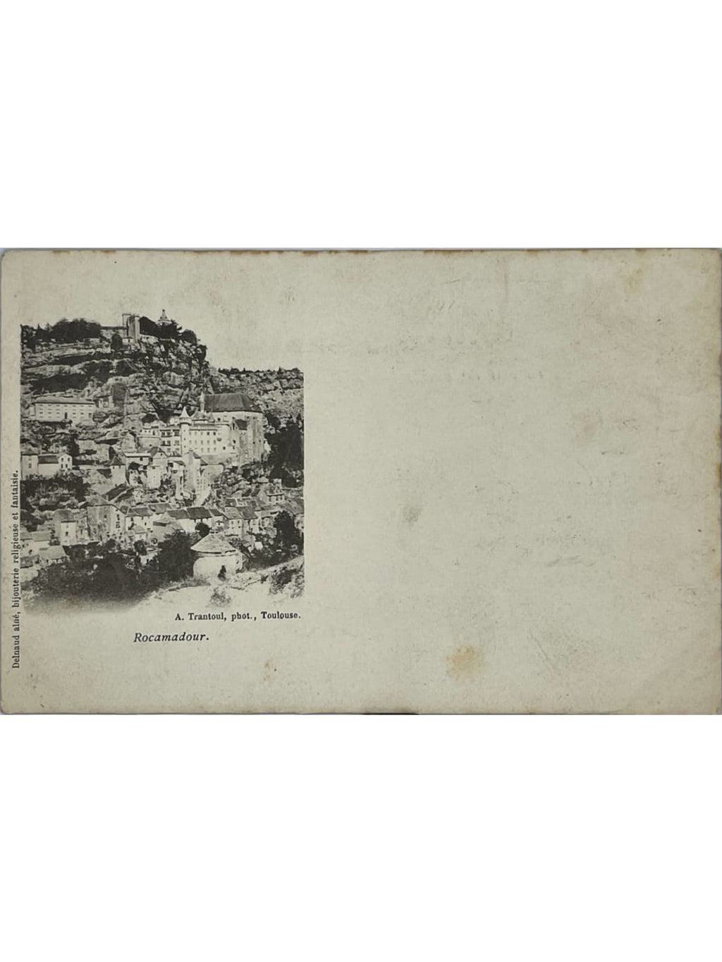 Recto de la carte postale