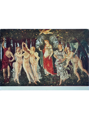 Florence – Musée des Offices – Botticelli, Le Printemps – Carte d'art n° 6184