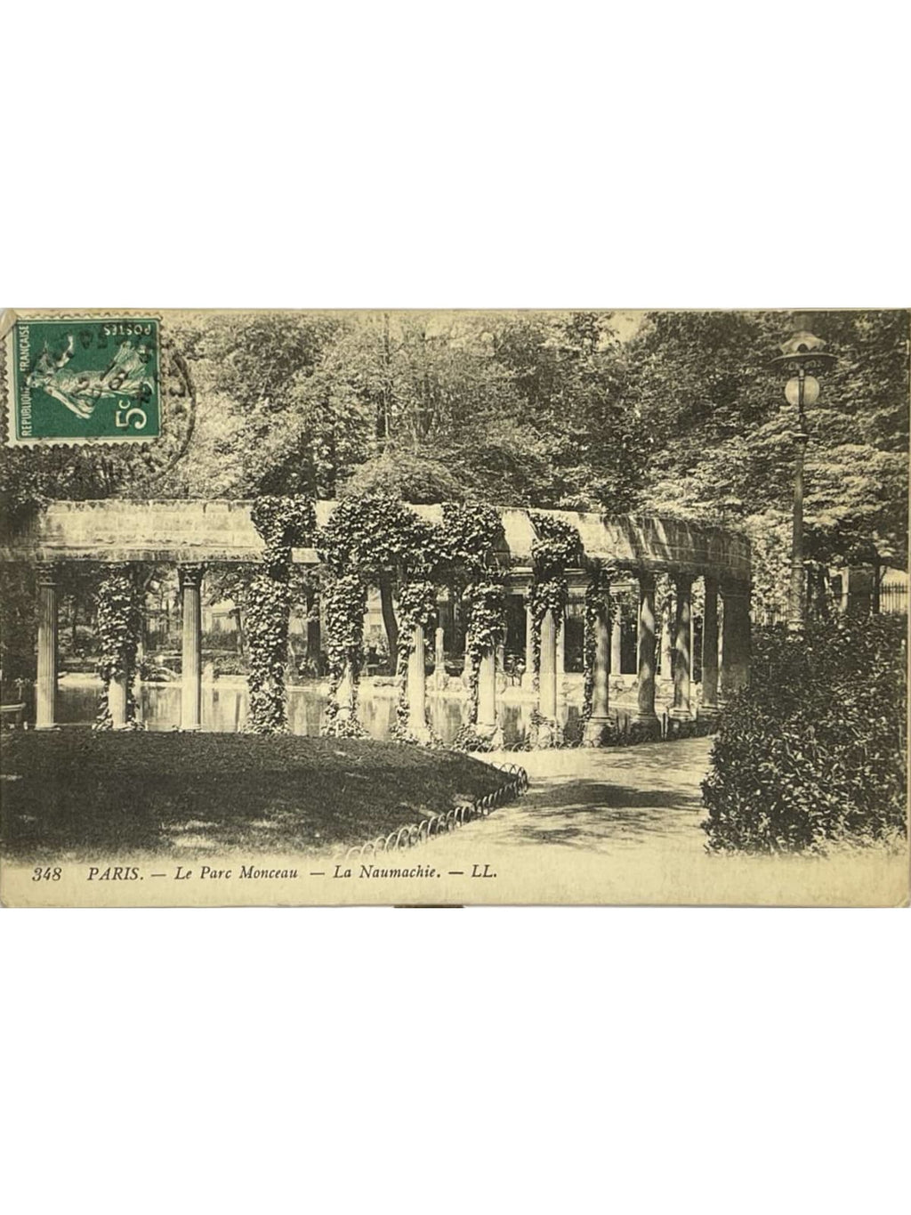 Recto de la carte postale
