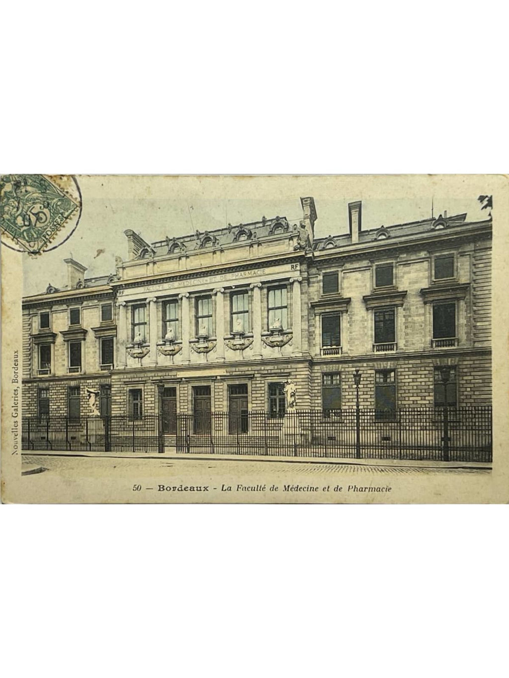 Recto de la carte postale