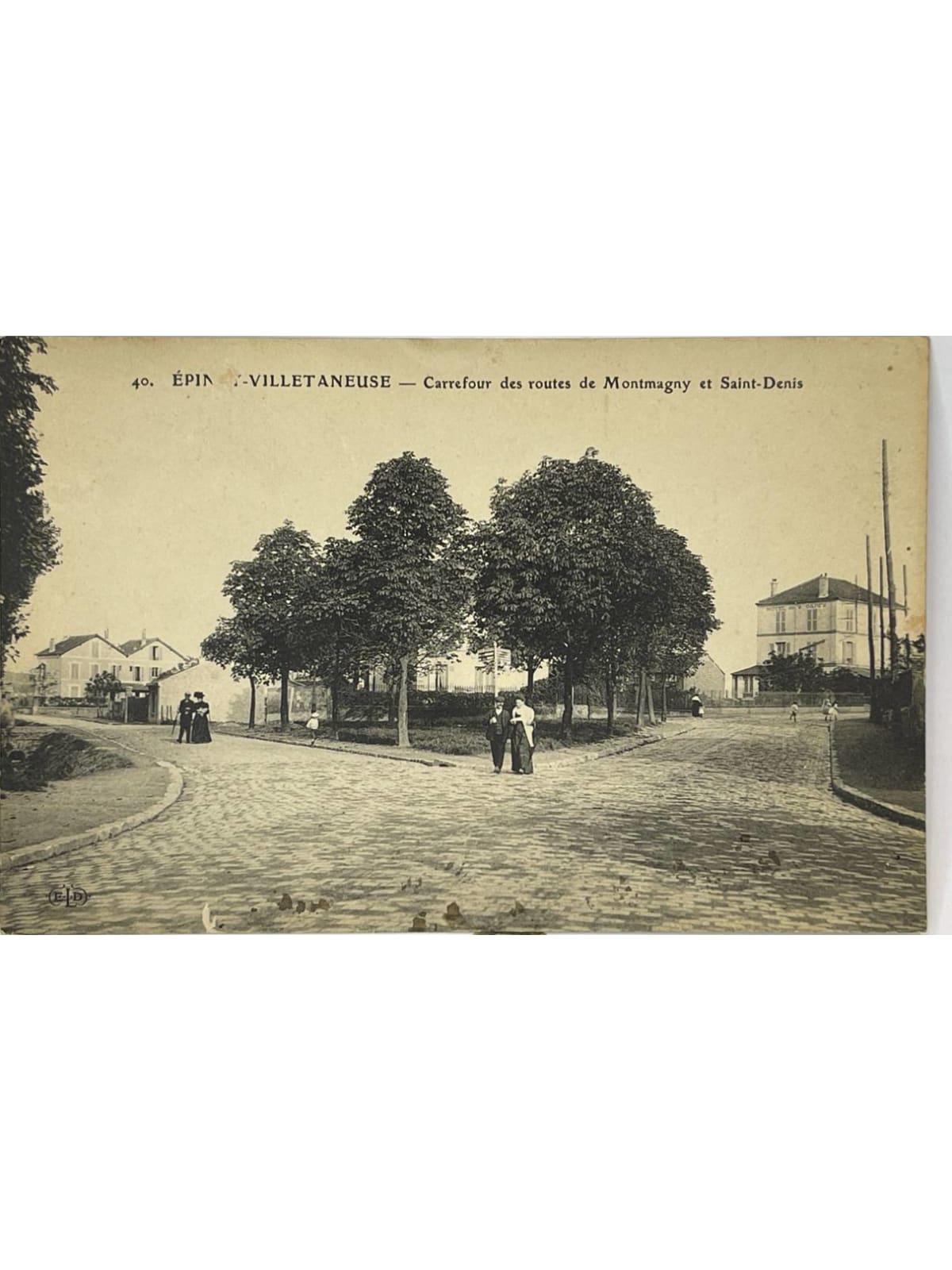 Recto de la carte postale