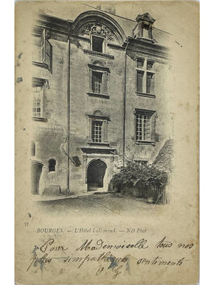 Bourges – Hôtel Lallemant – N.D. Phot. – CPA ancienne