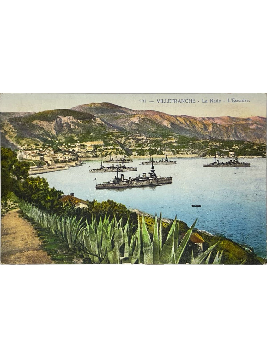 Recto de la carte postale