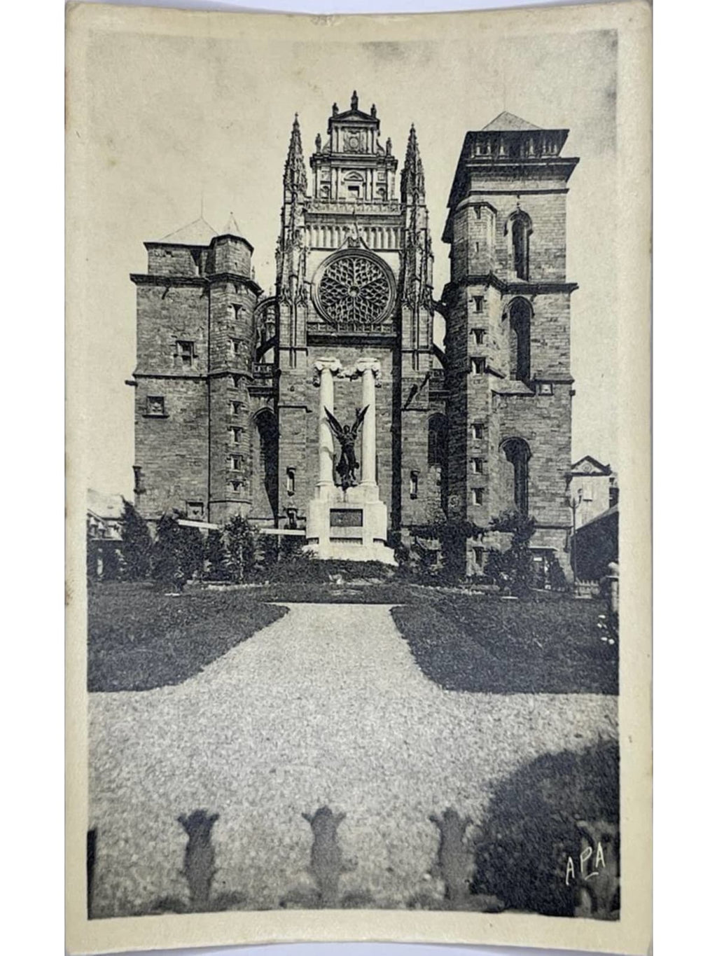 Recto de la carte postale