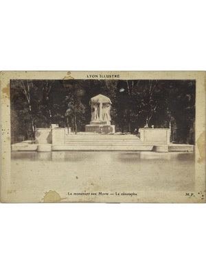 Lyon – Monument aux morts, le cénotaphe – Parc de la Tête d'Or – CPA