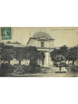 Mirande (Gers) – Le Palais de Justice – CPA ancienne