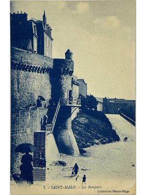Carte postale – Saint-Malo – Les remparts – Collection Photo-Plage n° 7