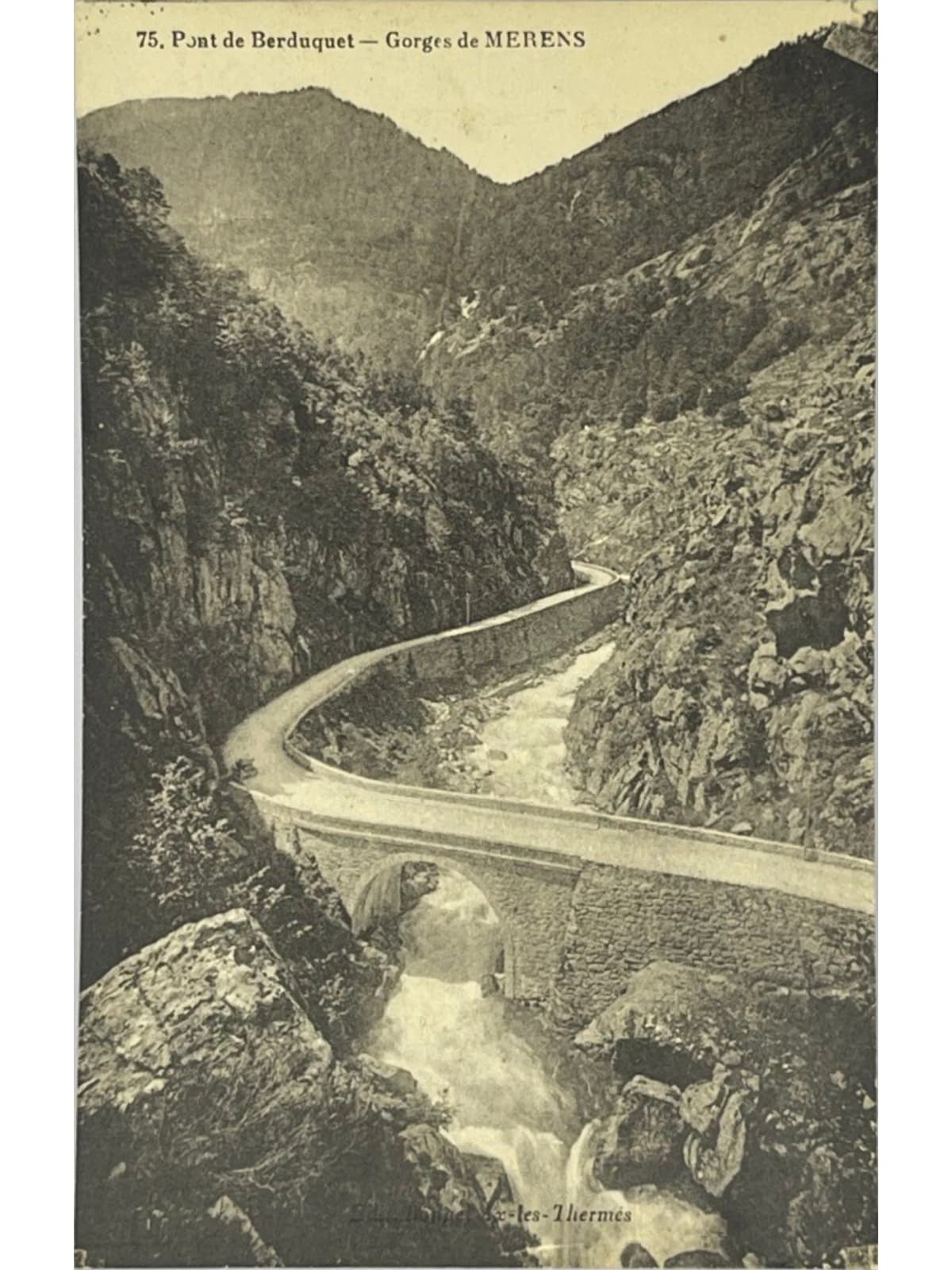 Recto de la carte postale