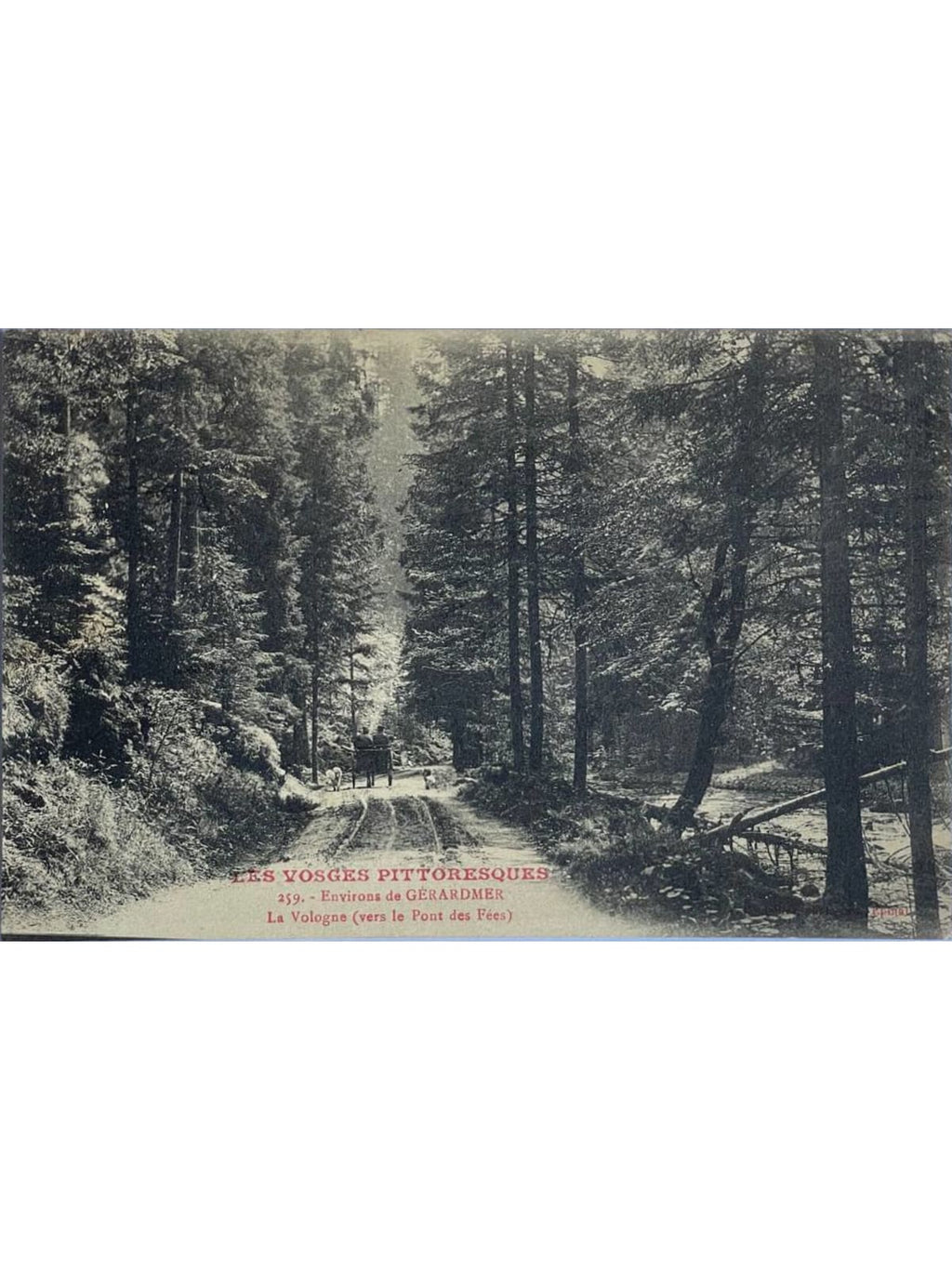 Recto de la carte postale