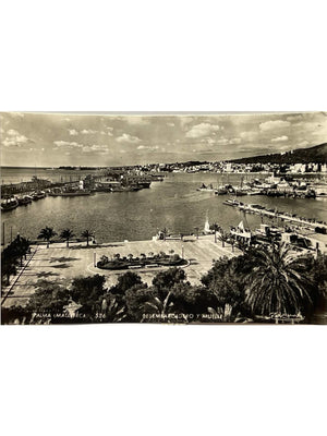 Carte postale – Palma de Majorque – Débarcadère et quai du port – Zerkowitz n° 526