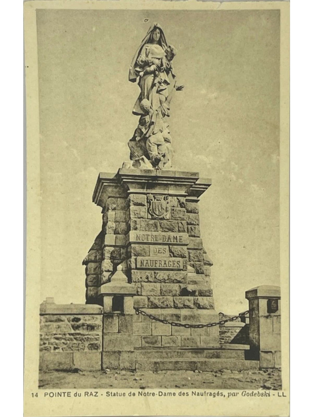 Recto de la carte postale