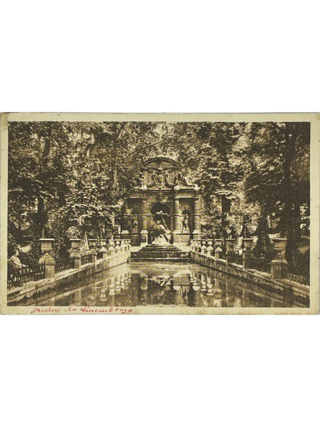 Recto de la carte postale
