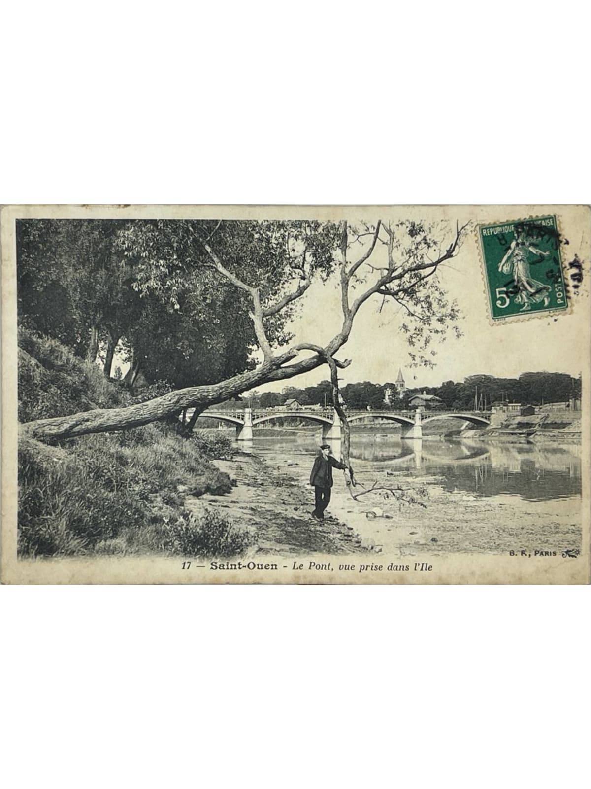 Recto de la carte postale