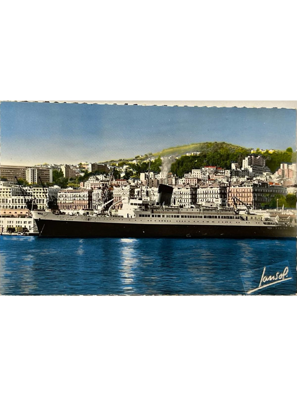 Recto de la carte postale