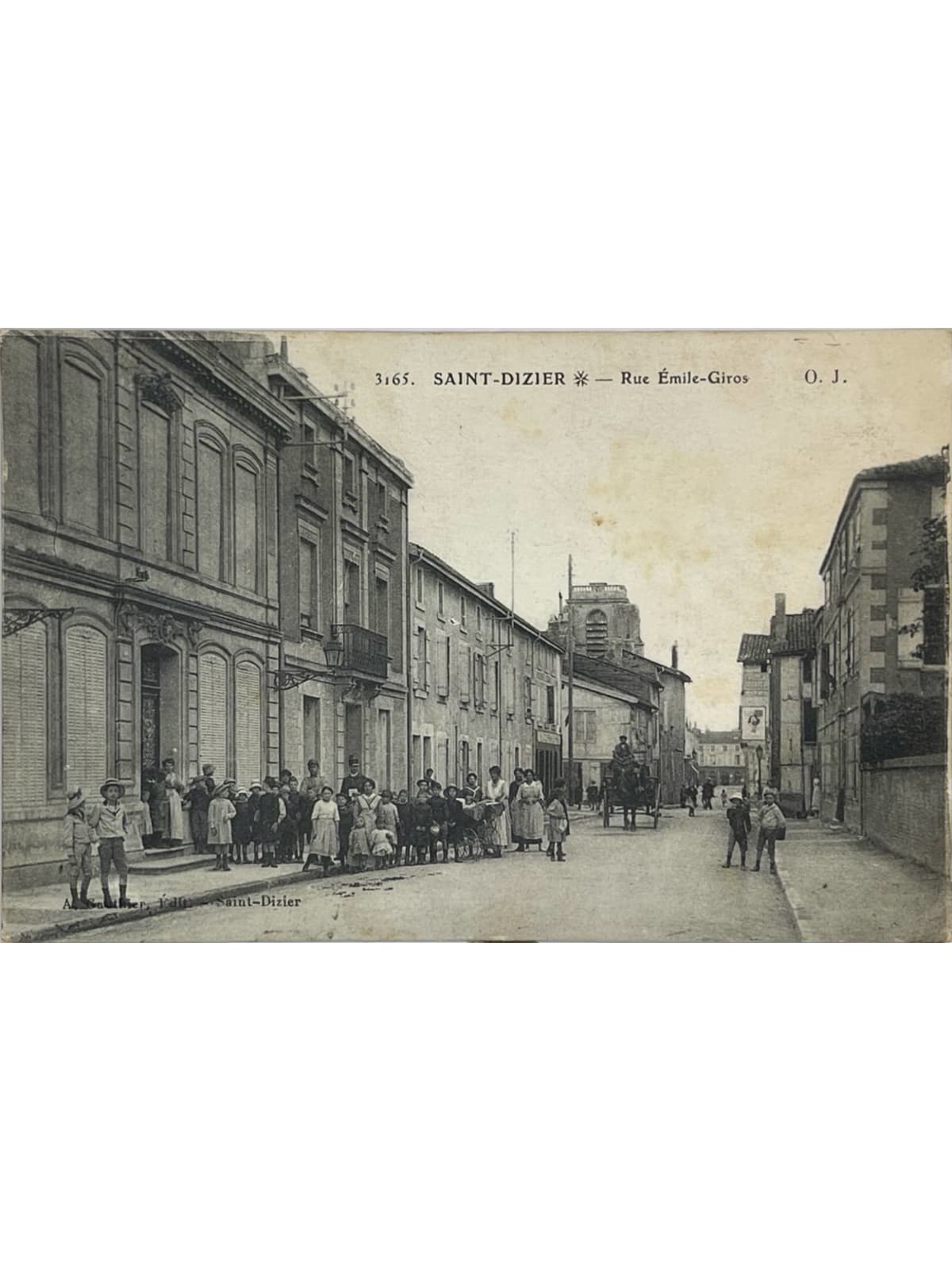 Recto de la carte postale