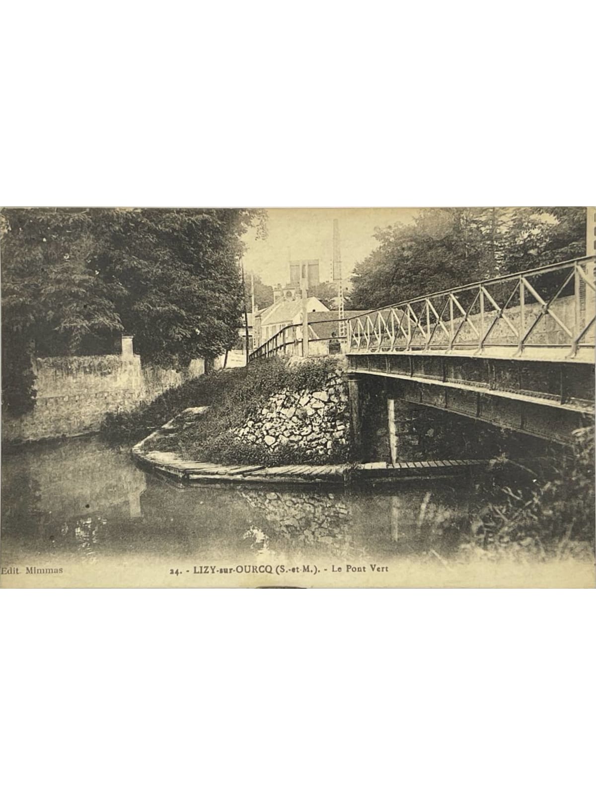 Recto de la carte postale