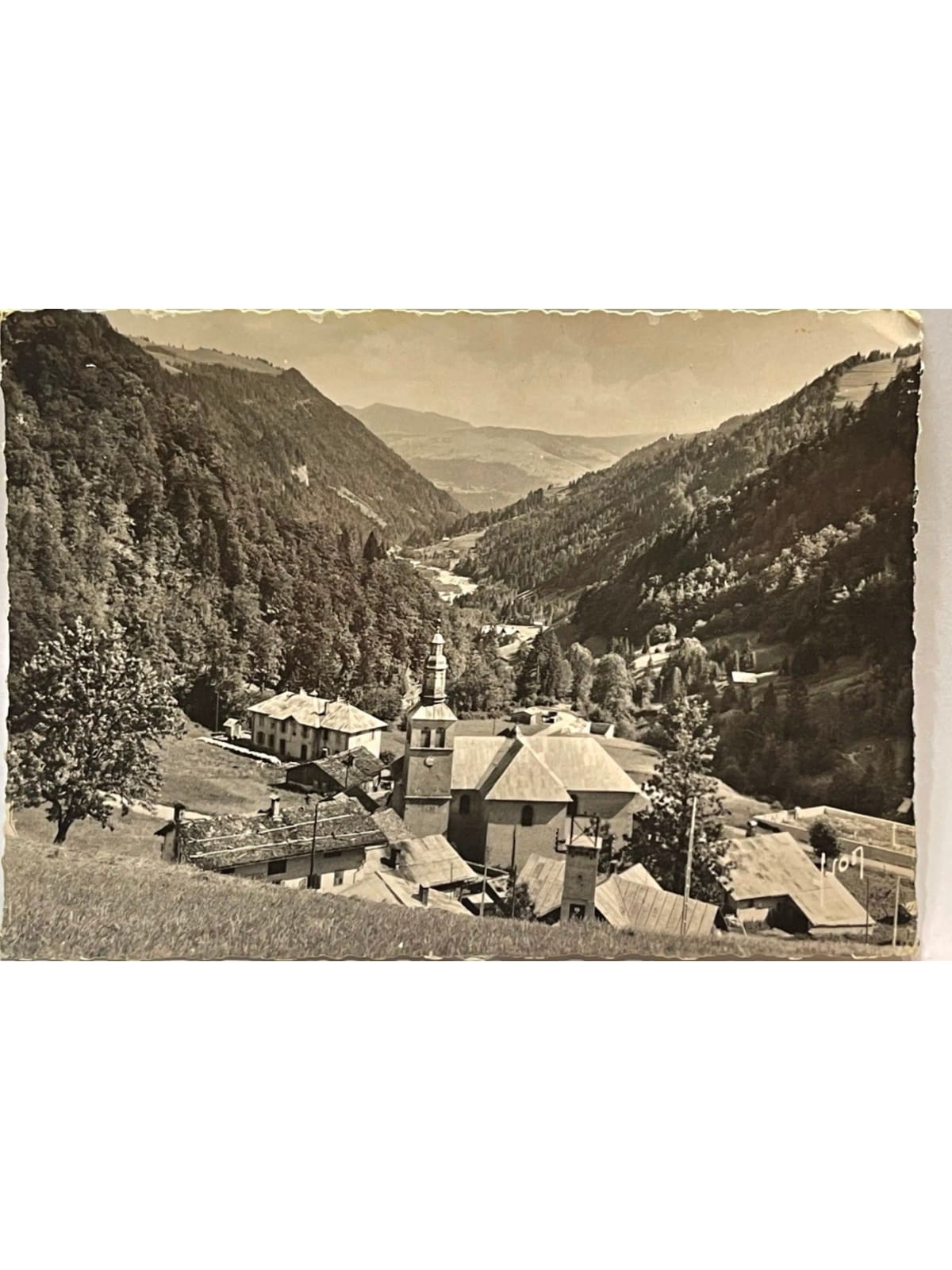 Recto de la carte postale