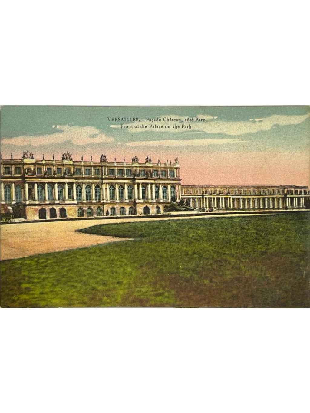 Recto de la carte postale