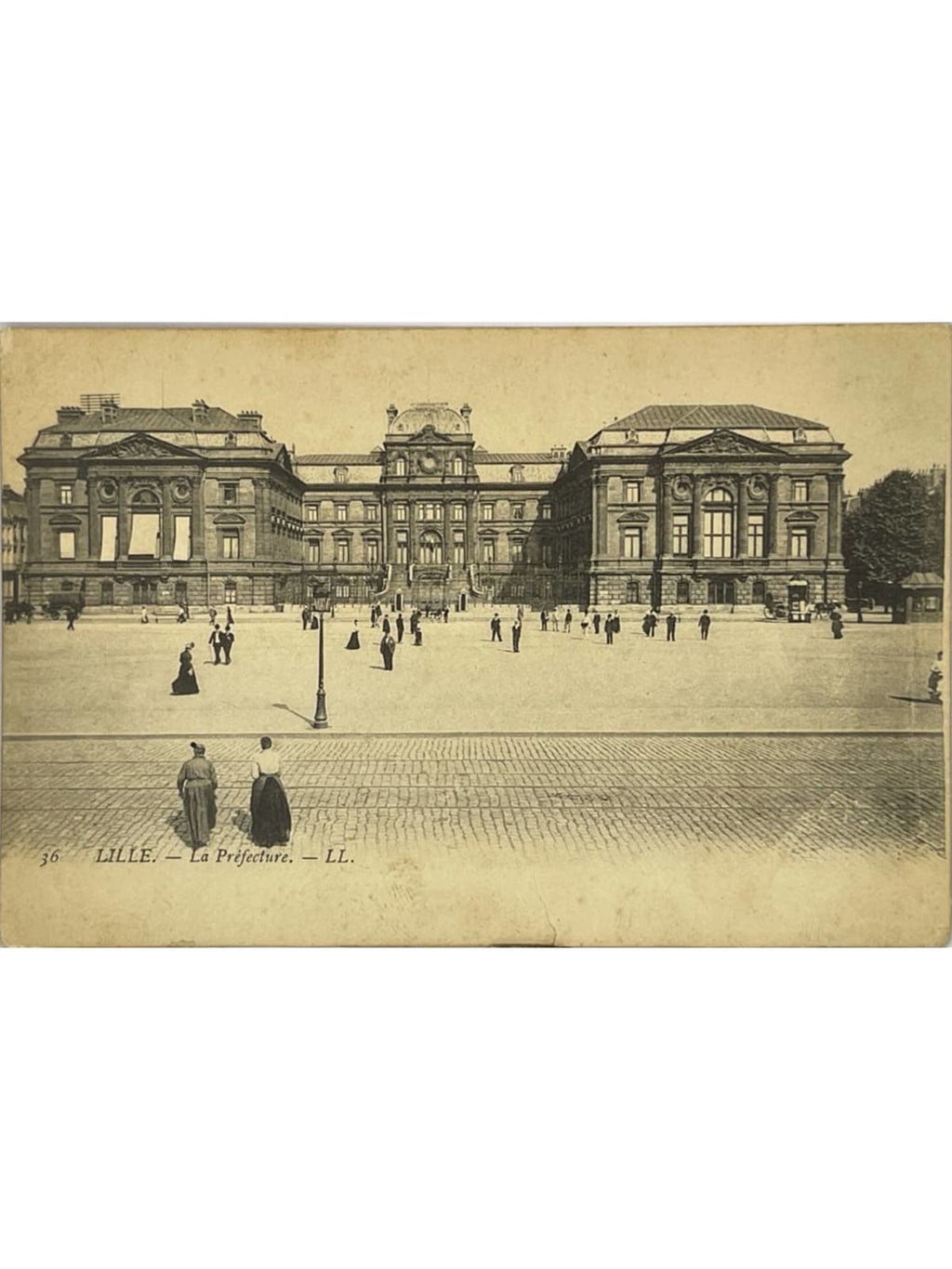 Recto de la carte postale