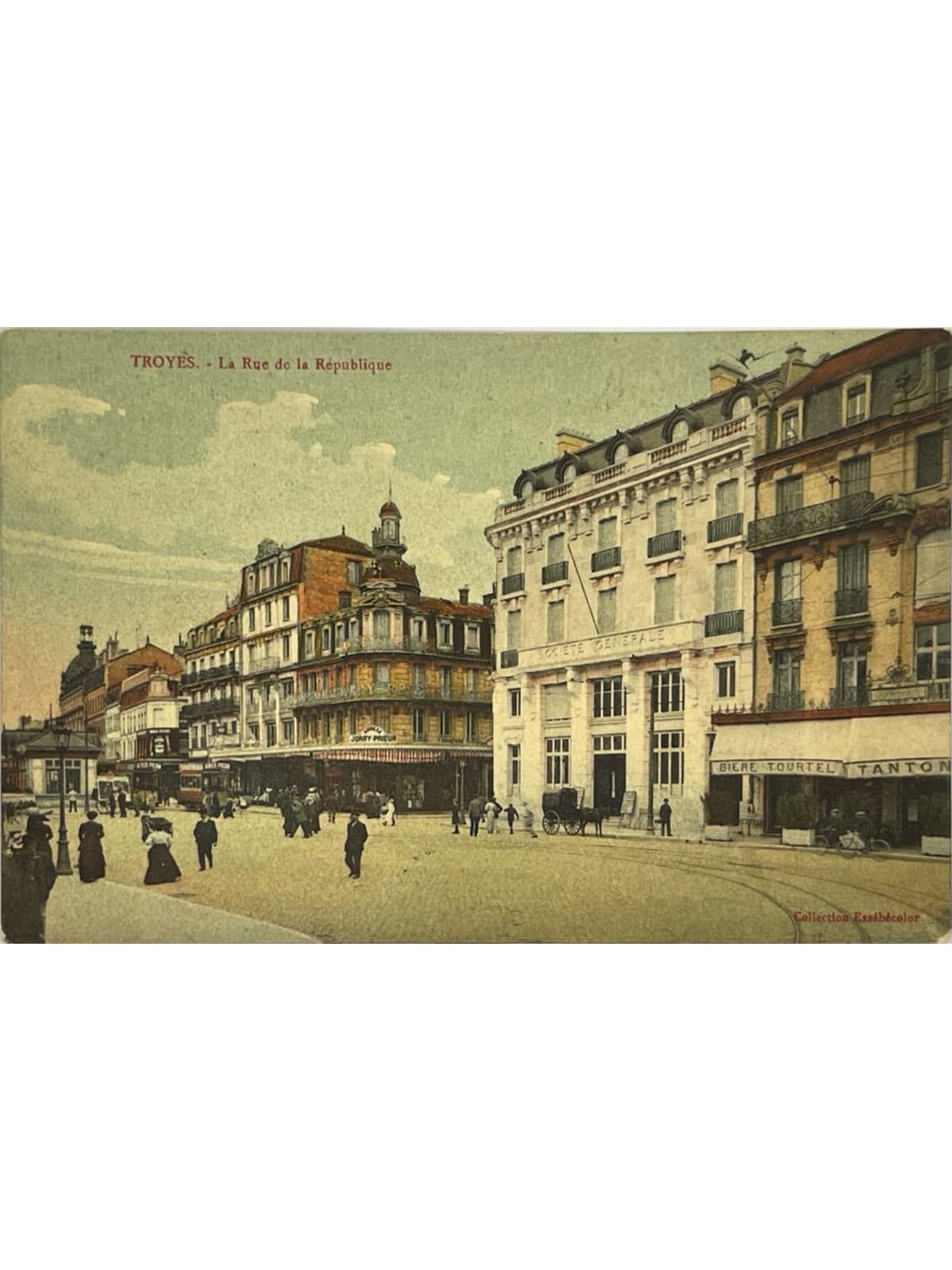 Recto de la carte postale