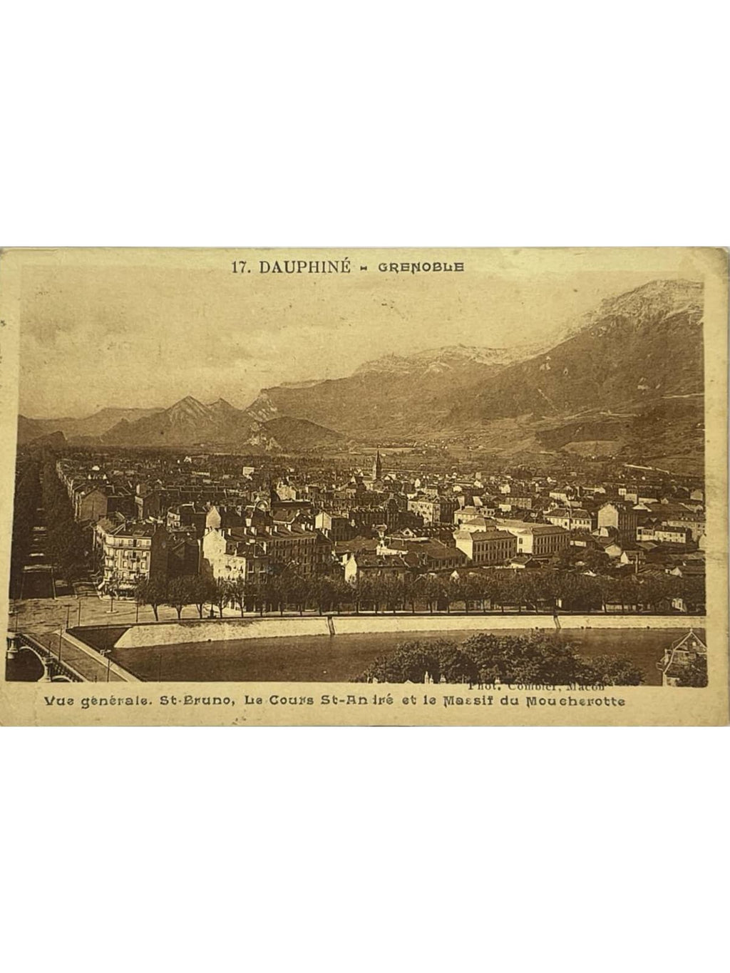 Recto de la carte postale