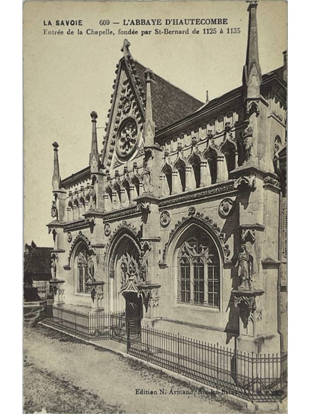 Recto de la carte postale