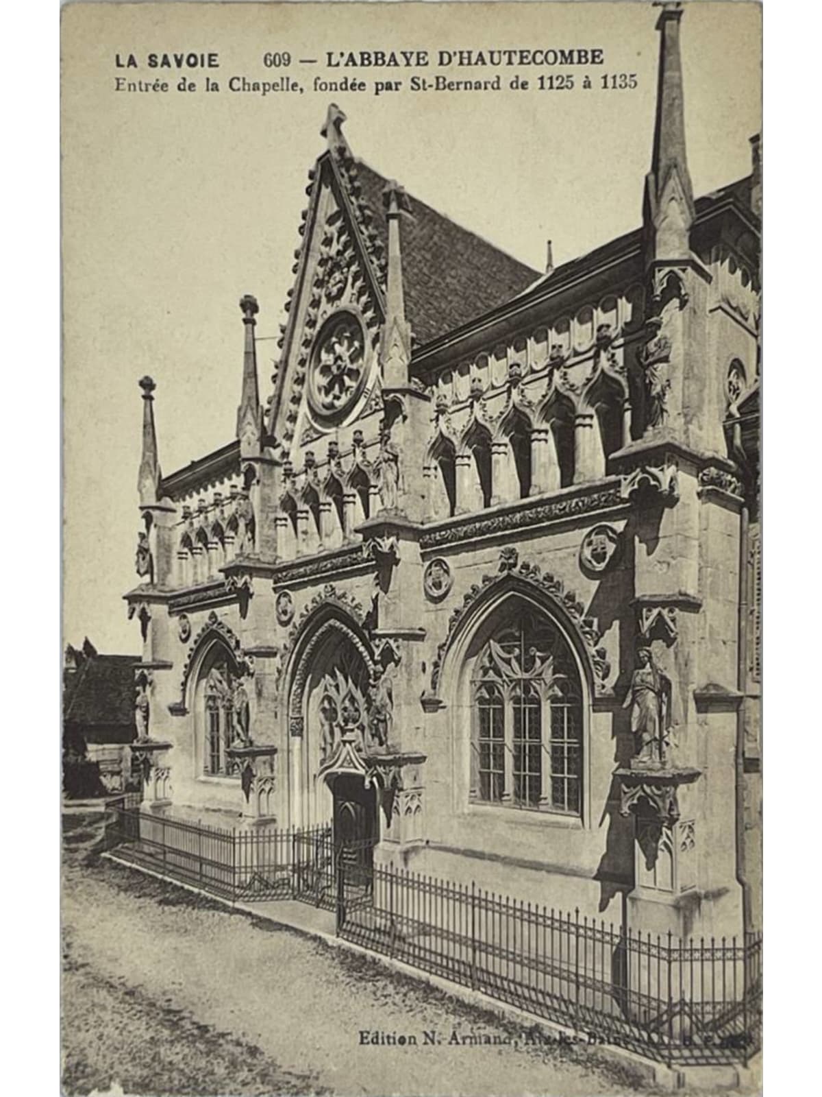 Recto de la carte postale