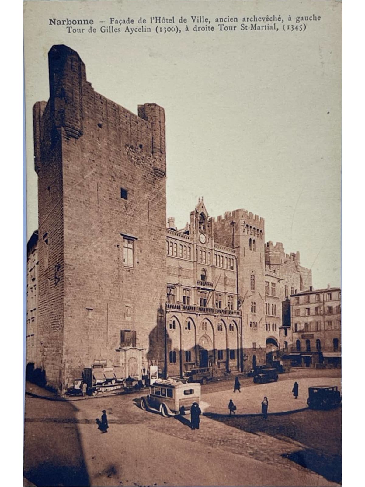 Recto de la carte postale