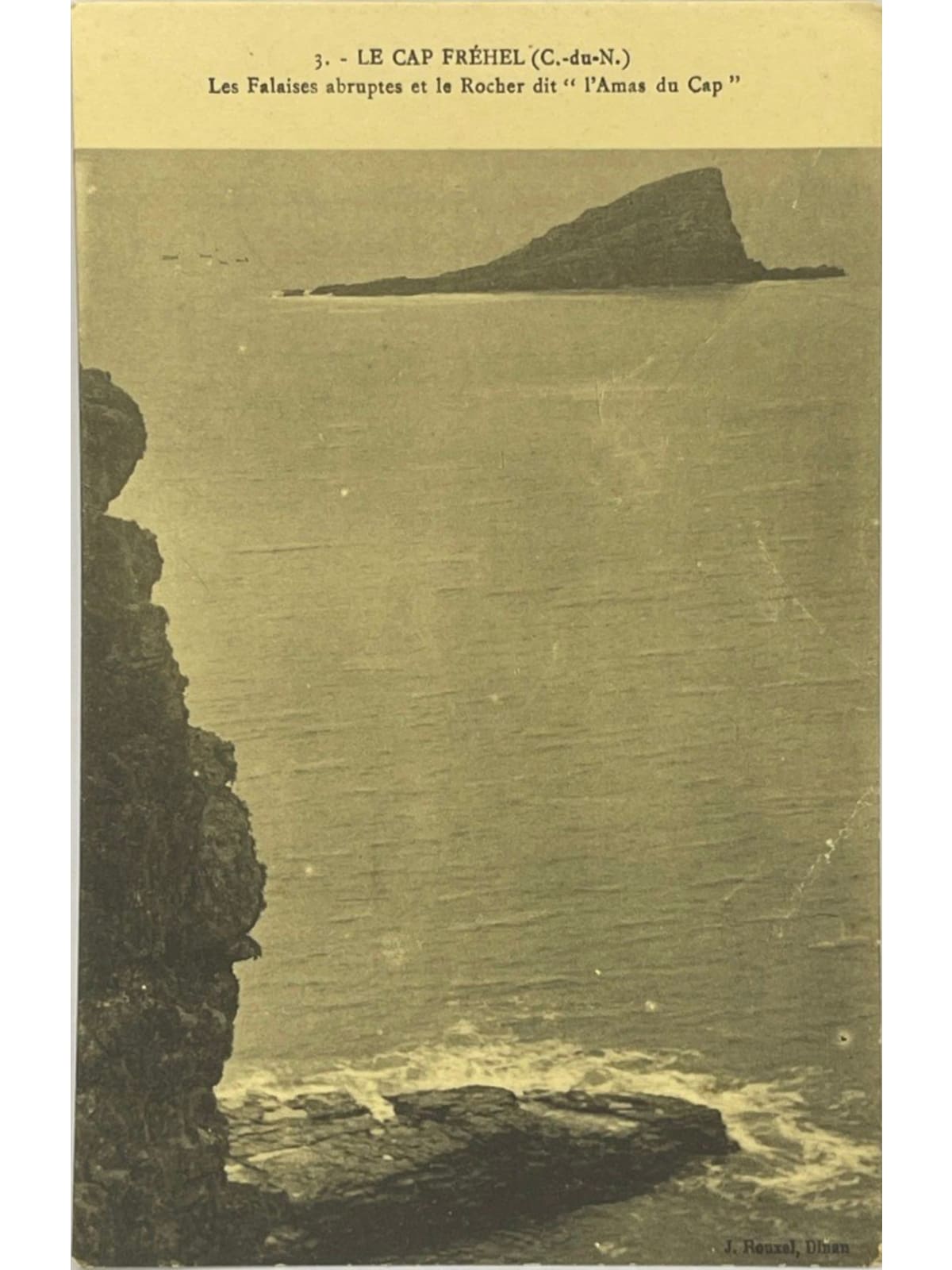 Recto de la carte postale