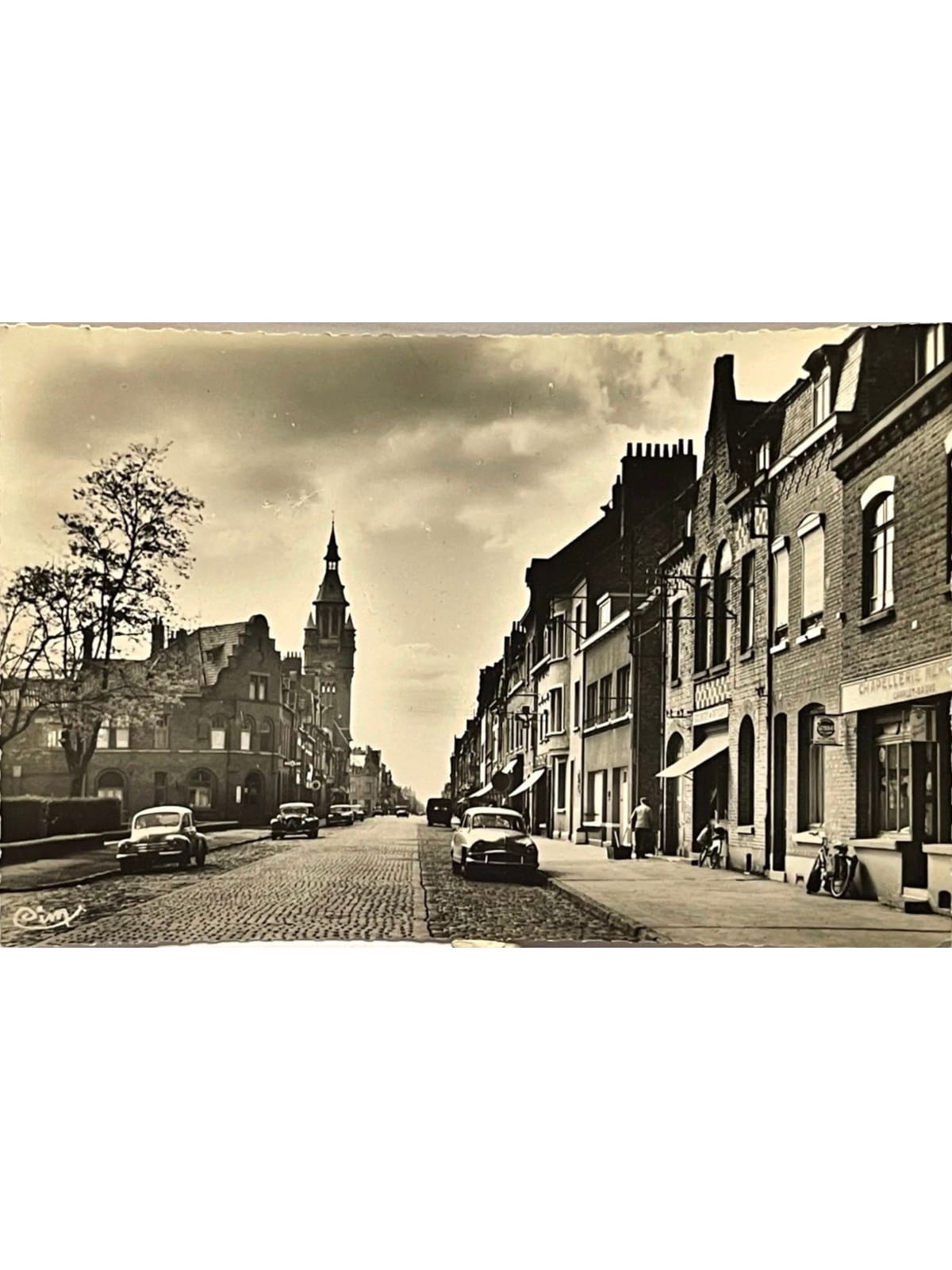 Recto de la carte postale