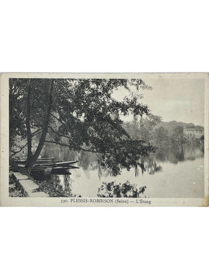 Le Plessis-Robinson – L'Étang et les barques – CPA n°590