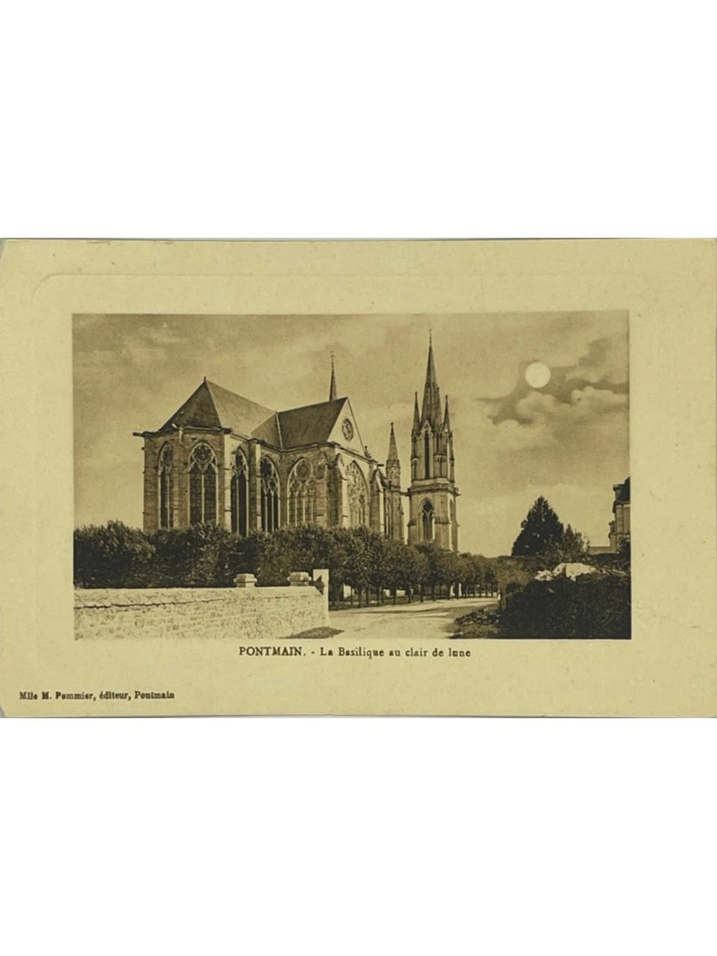 Recto de la carte postale