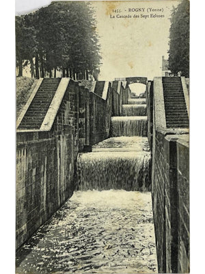 Rogny-les-Sept-Écluses – Cascade des Sept Écluses – CPA n°1455