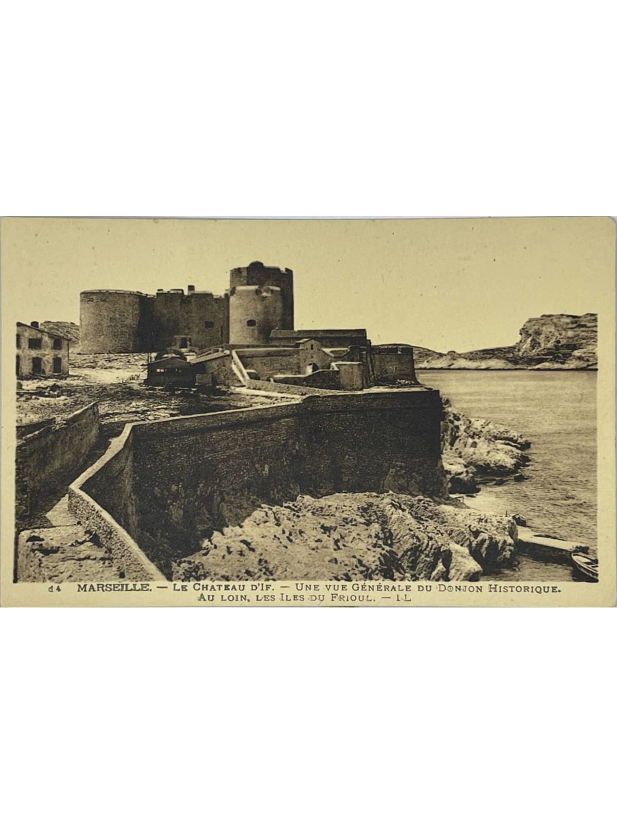 Recto de la carte postale