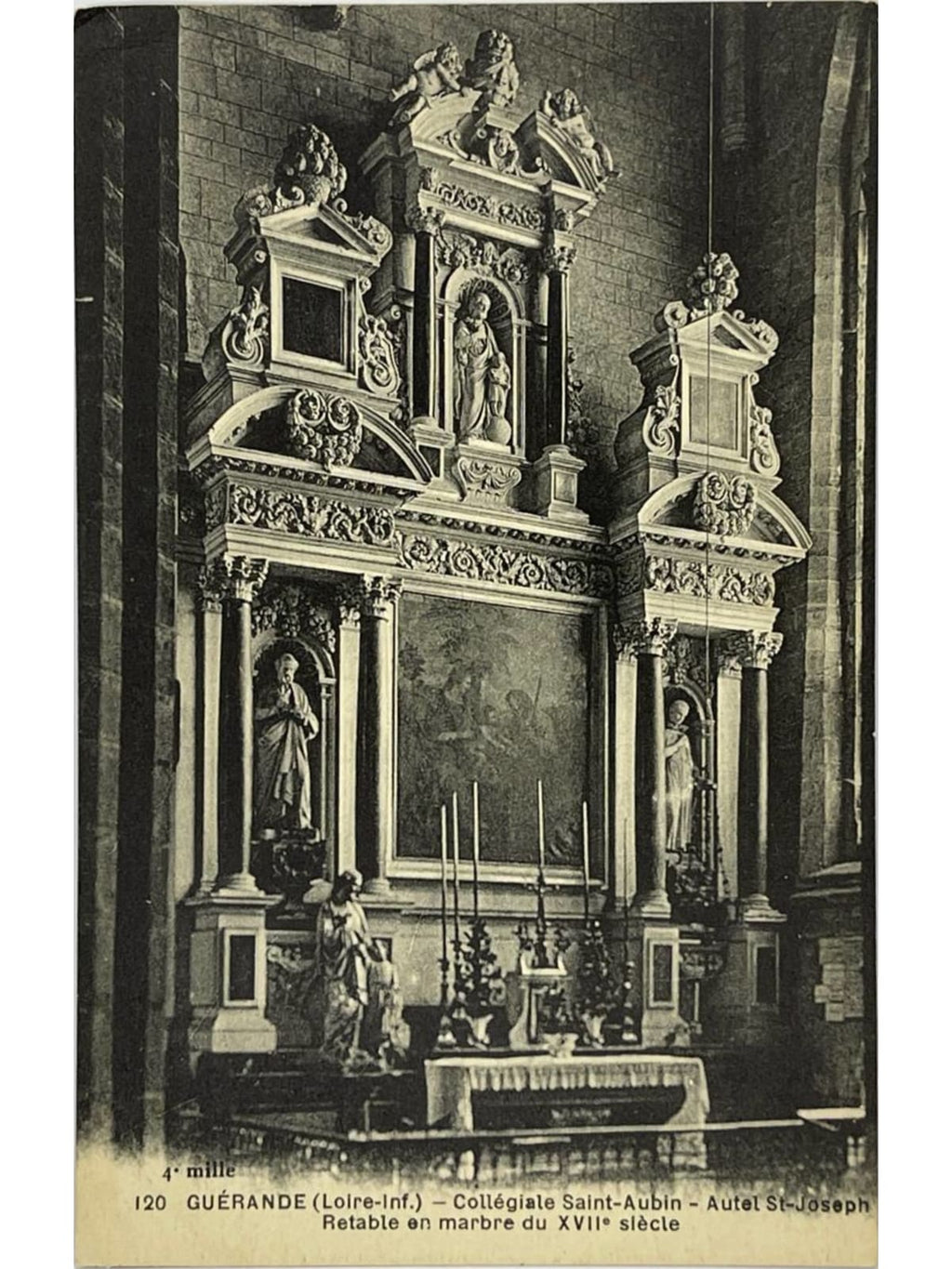 Recto de la carte postale