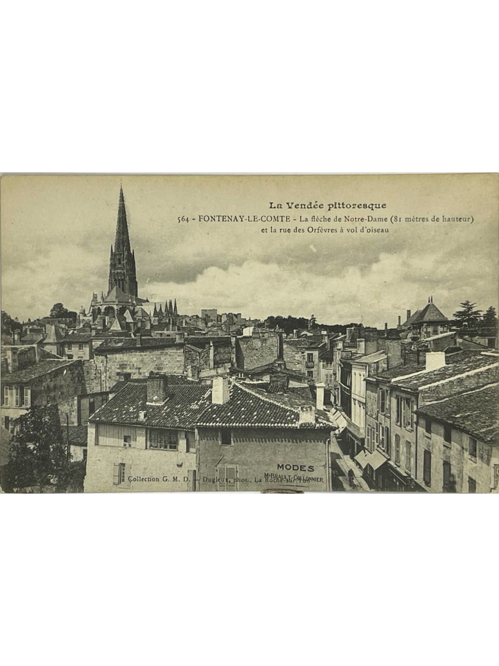 Recto de la carte postale