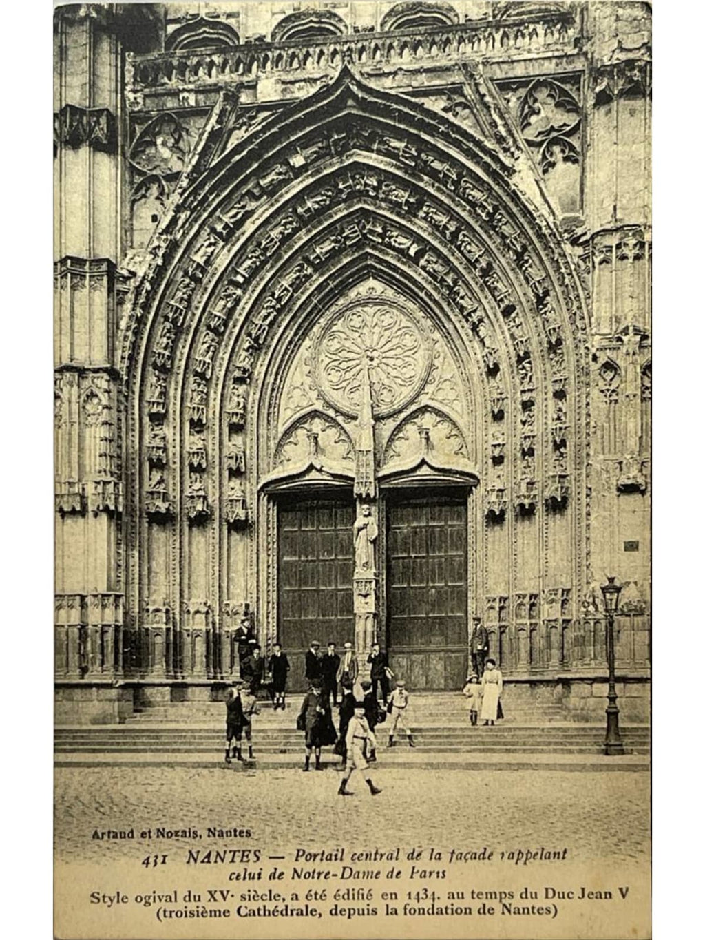 Recto de la carte postale
