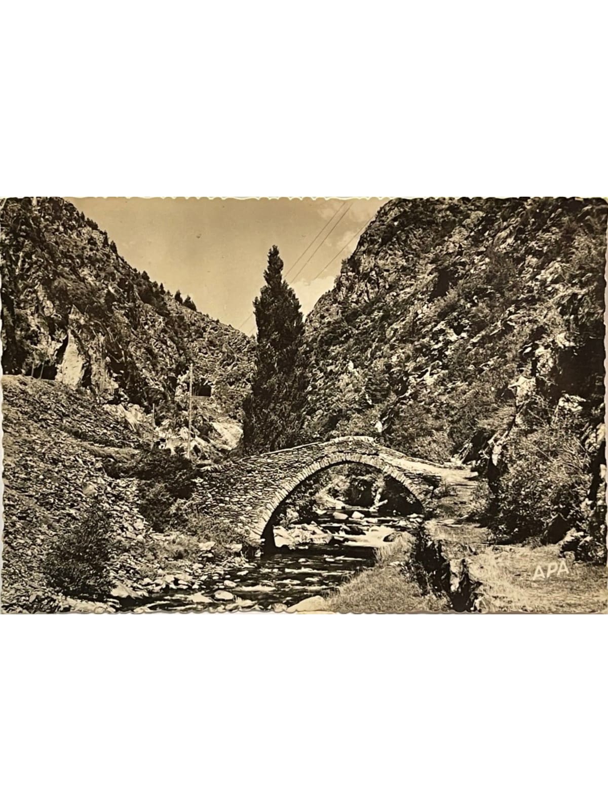 Recto de la carte postale