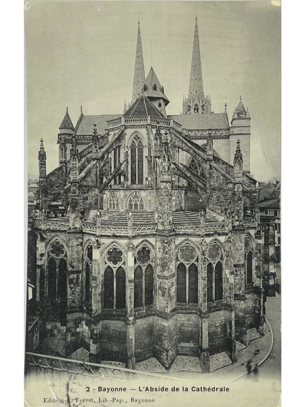 Recto de la carte postale