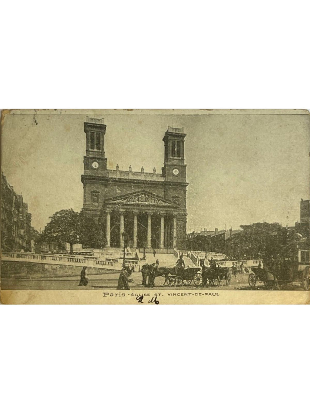 Recto de la carte postale