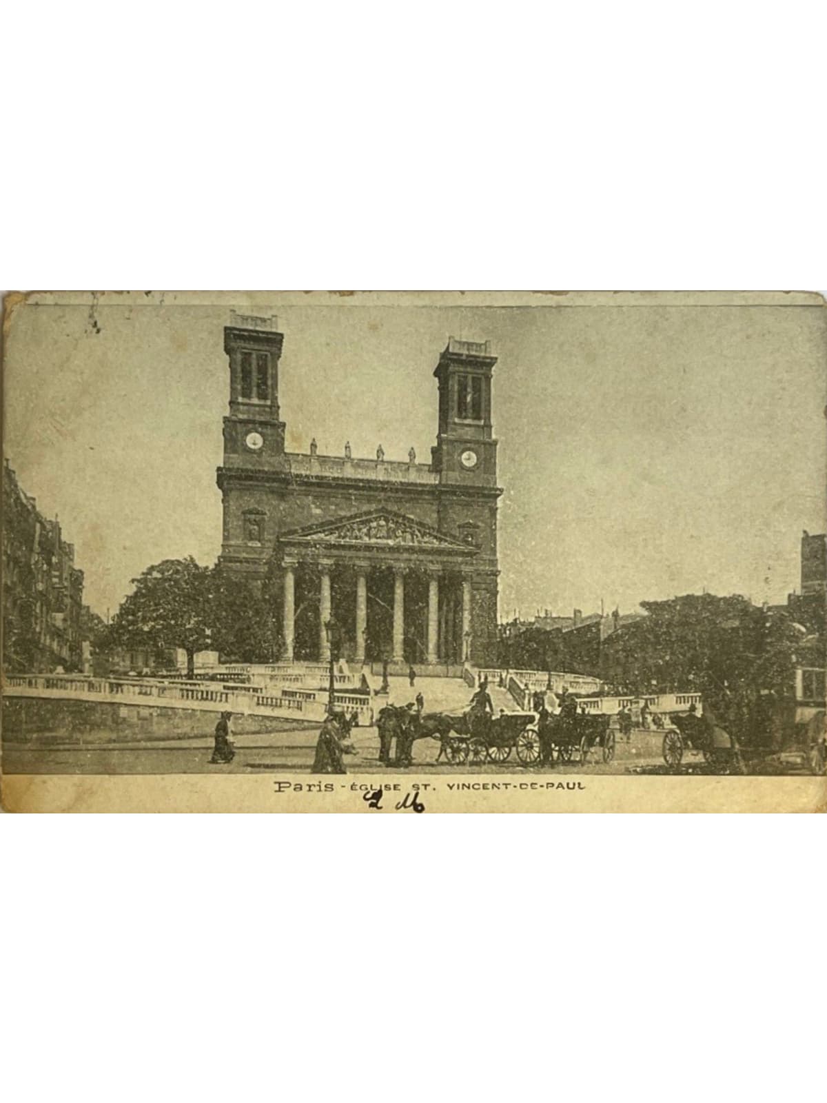 Recto de la carte postale