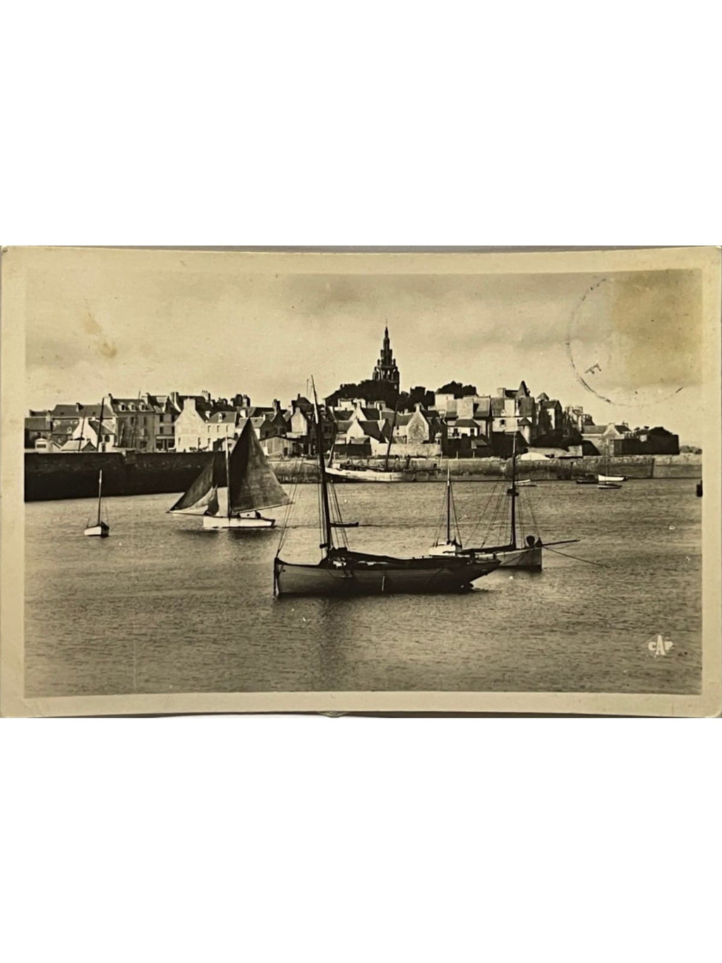 Recto de la carte postale