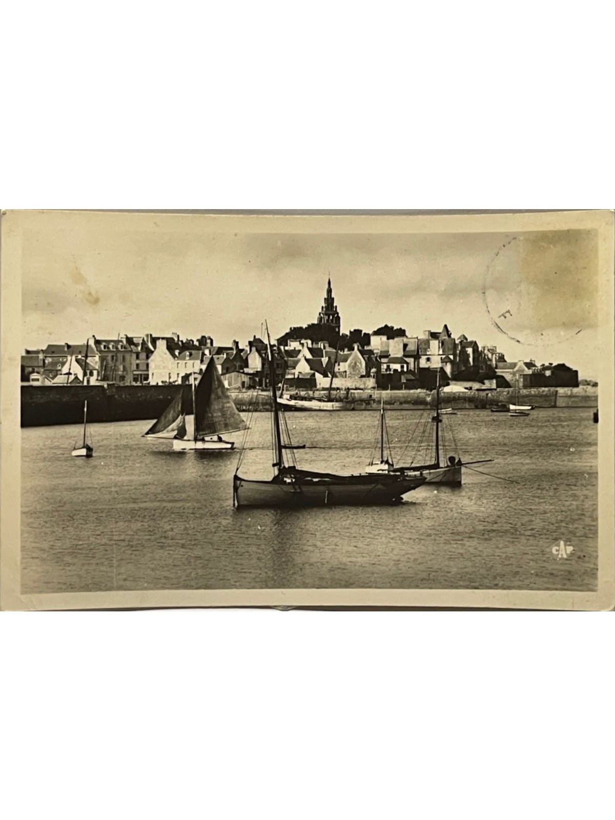 Recto de la carte postale