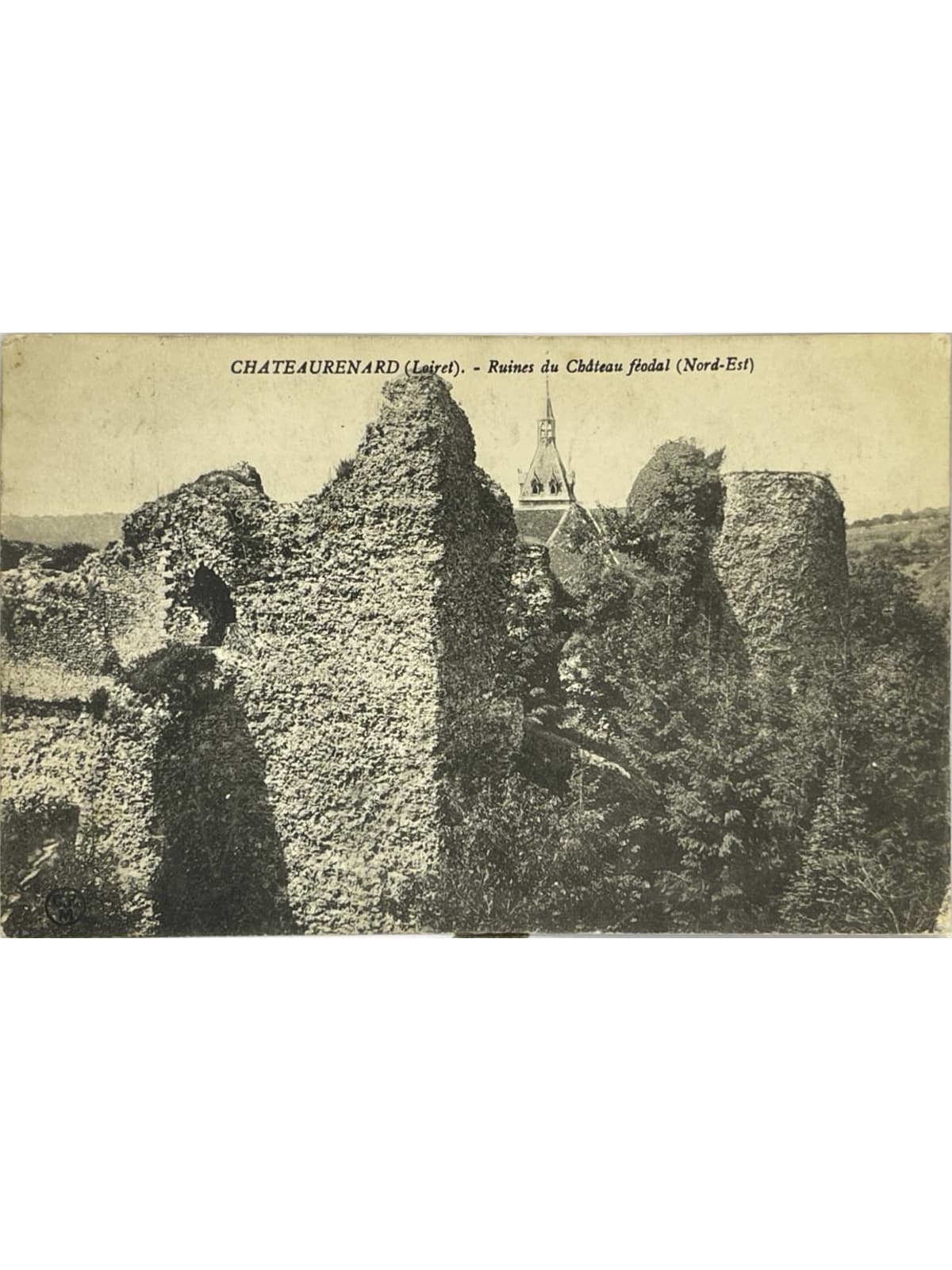 Recto de la carte postale