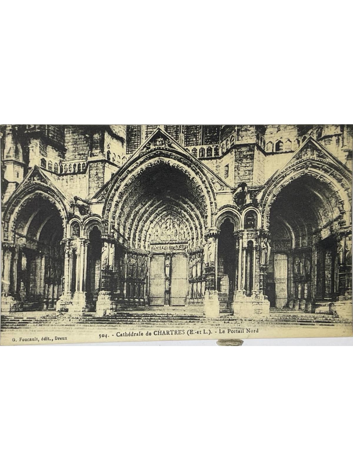 Recto de la carte postale